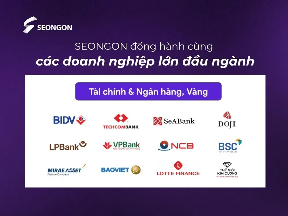 SEO ngành tài chính ngân hàng cùng SEONGON