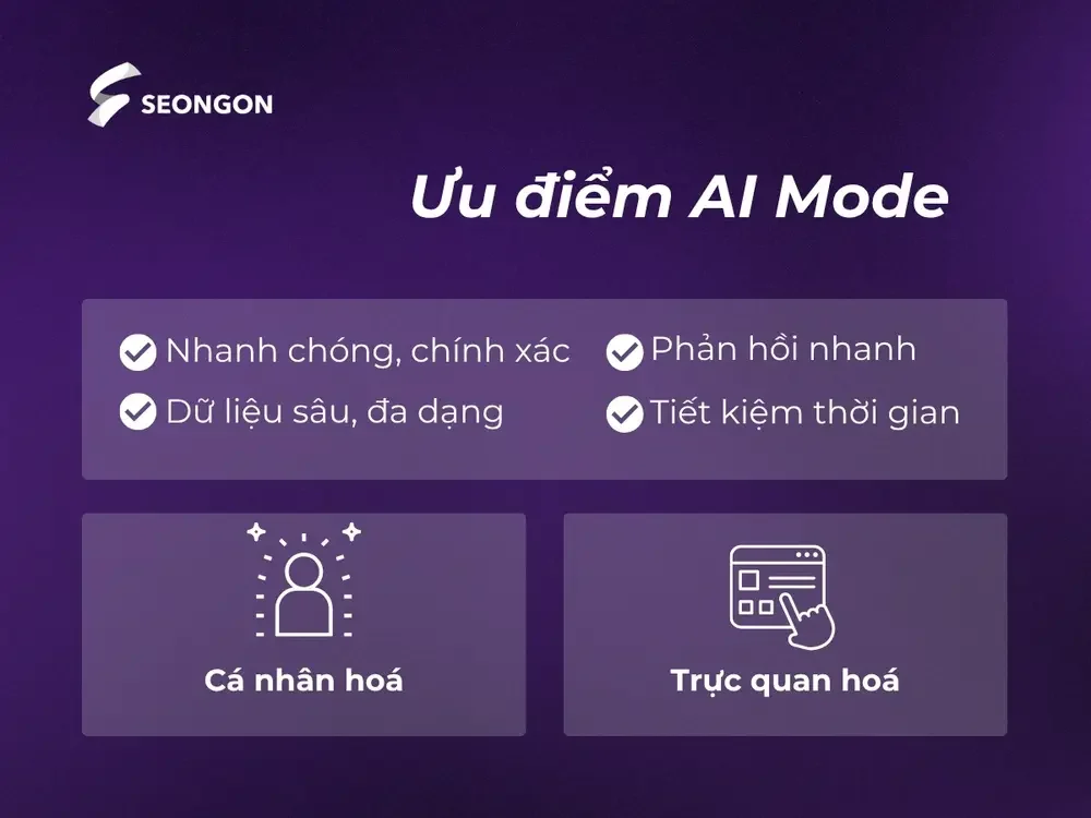 Tìm hiểu những ưu điểm của AI Mode
