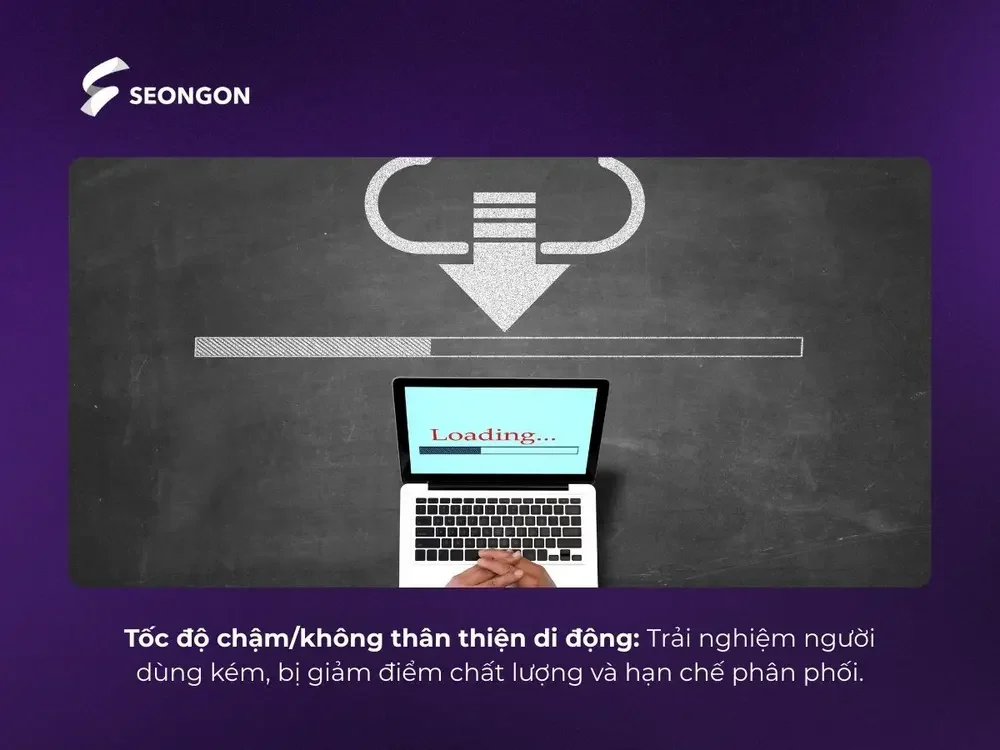Tốc độ chậm/không thân thiện di động