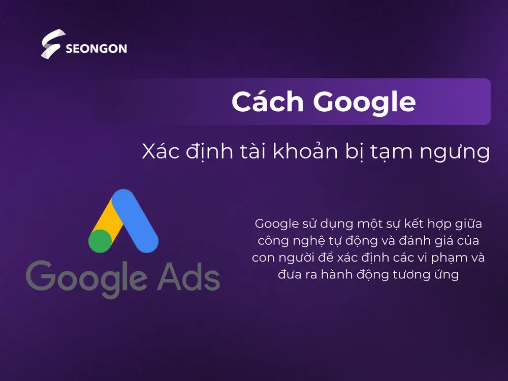 Việc một tài khoản Google Ads bị tạm ngưng không phải là một quyết định tùy tiện