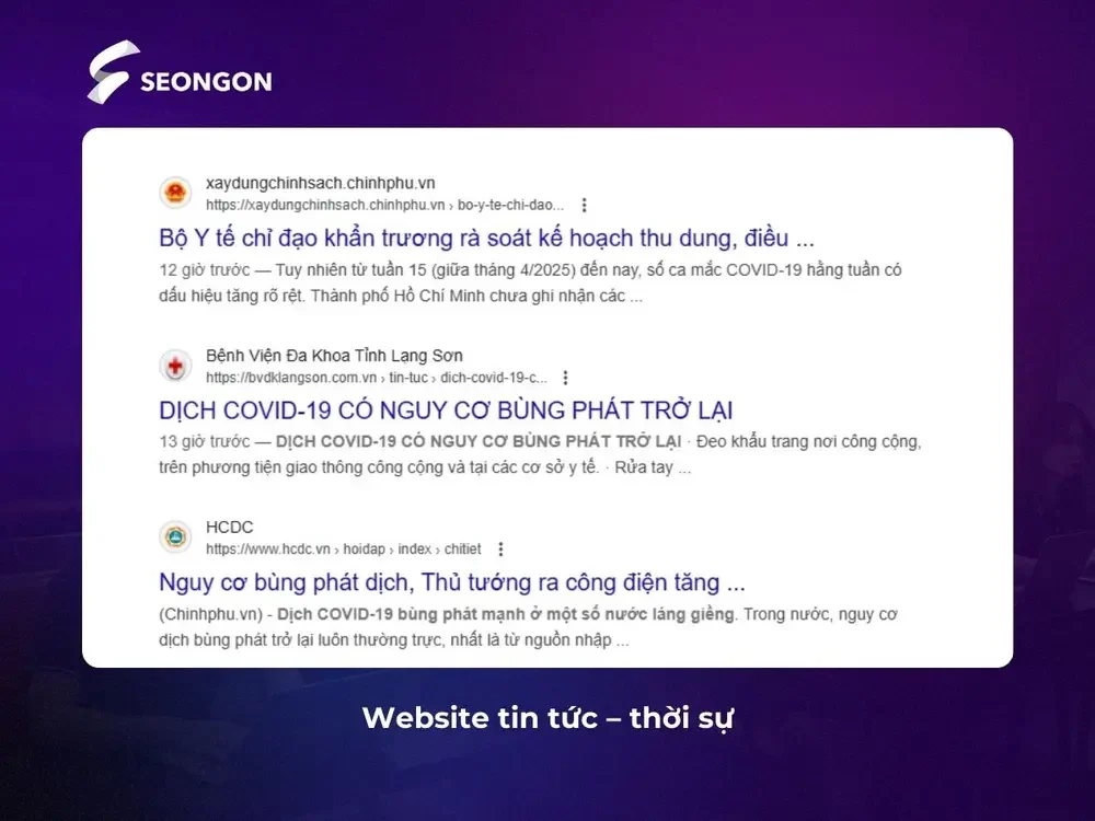 Website thời sự sai lệch thông tin gây bất an và hoang mang cho xã hội