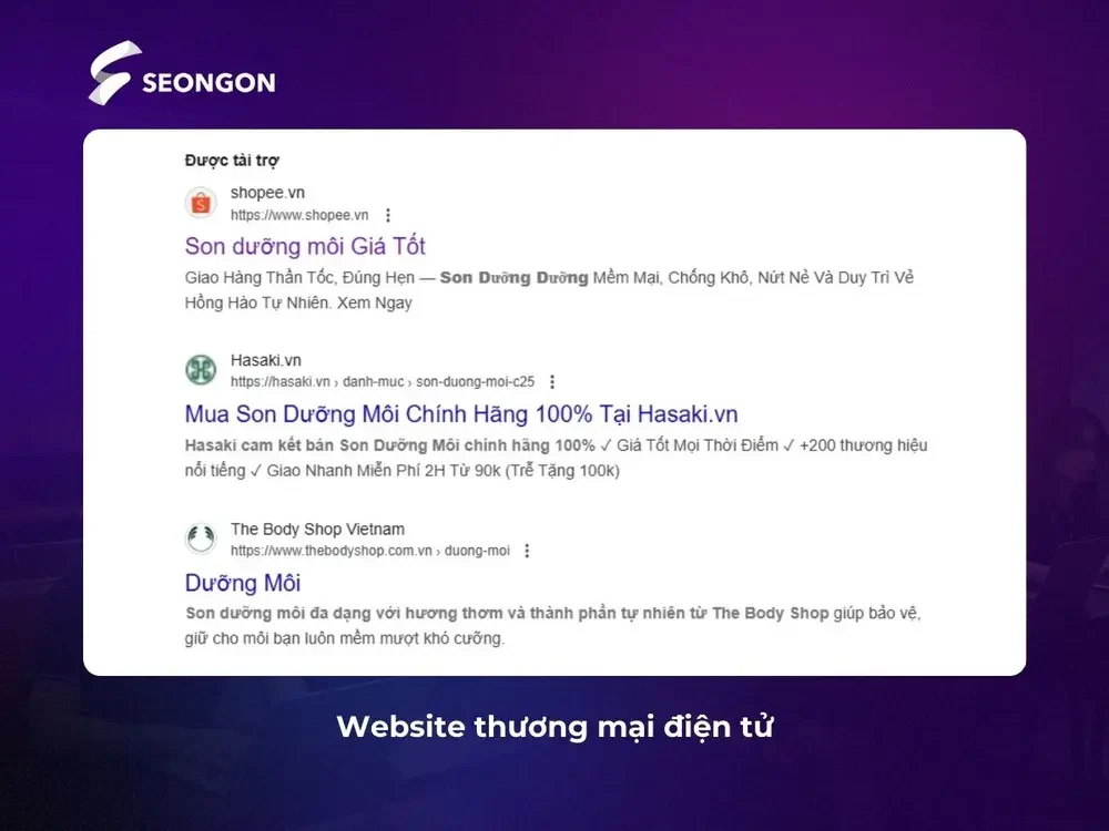 Website thương mại điện tử sai lệch thông tin ảnh hưởng tiêu cực lên người dùng