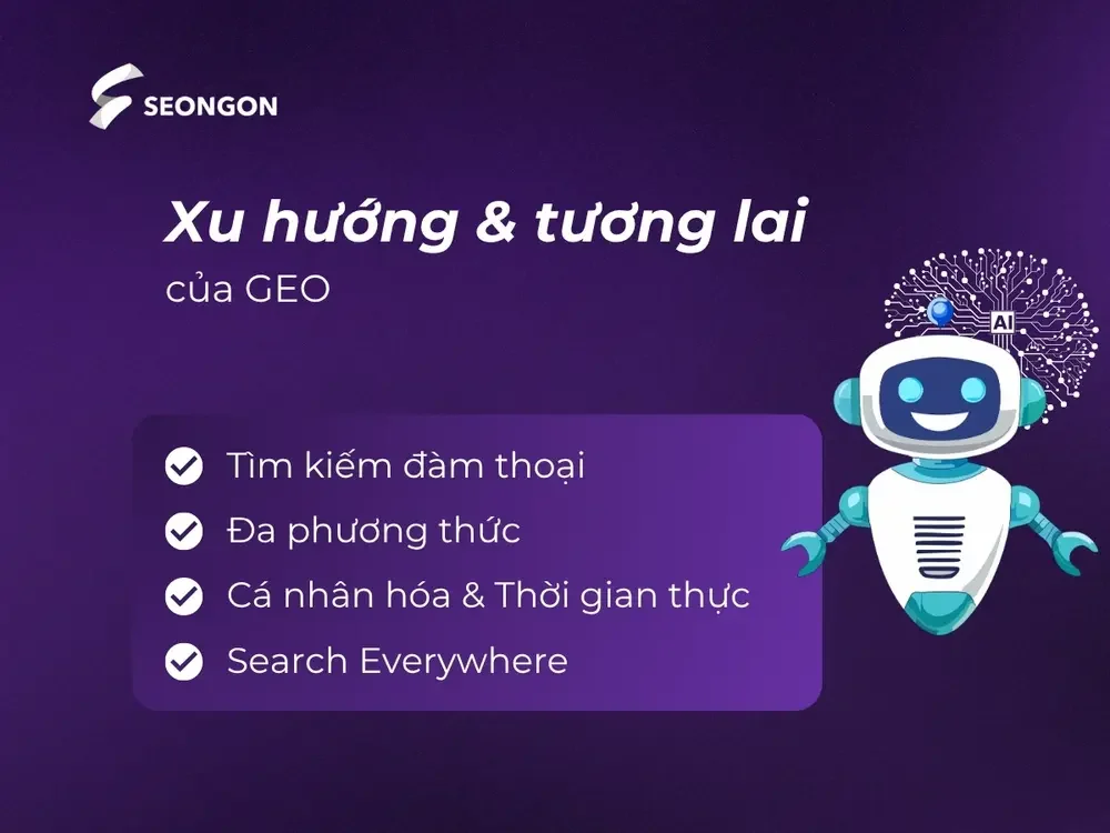 Xu hướng và tương lai của GEO