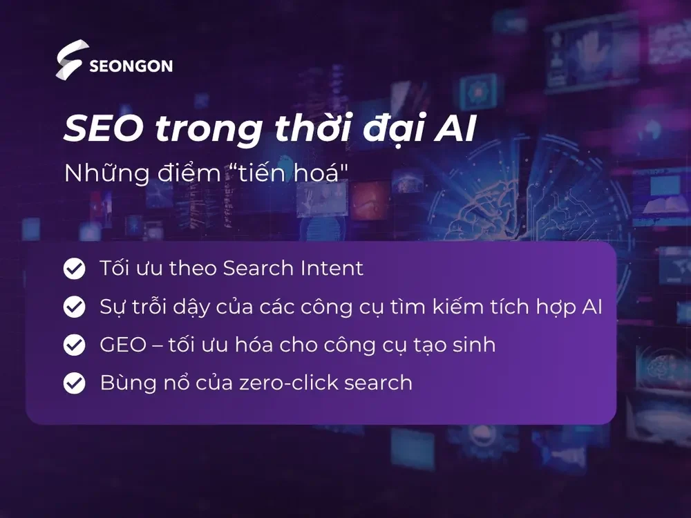 4 điểm nổi bật của SEO trong thời đại AI