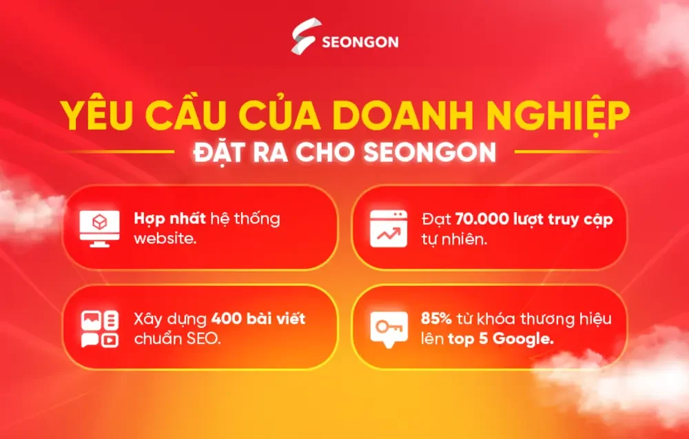 Bài toán đặt ra cho SEONGON