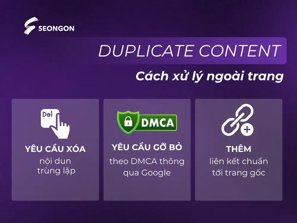 Các biện pháp xử lý để bảo vệ quyền lợi và uy tín cho website