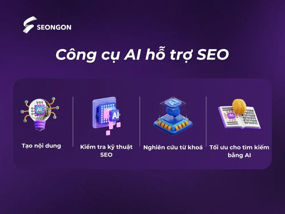 Các công cụ và công nghệ AI hỗ trợ SEO hiệu quả