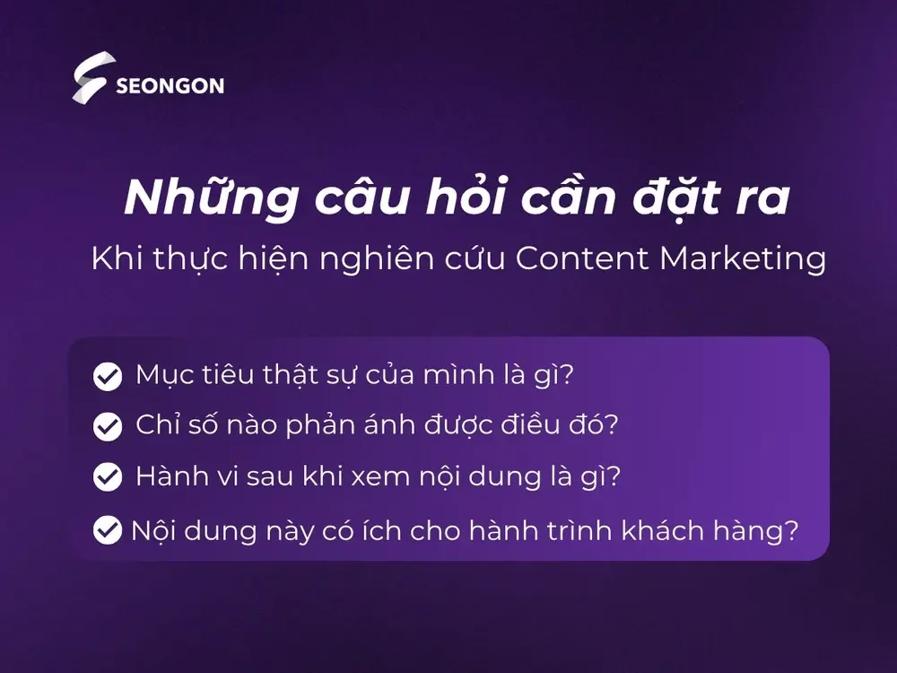 Giải đáp một vài câu hỏi khi nghiên cứu Content Marketing