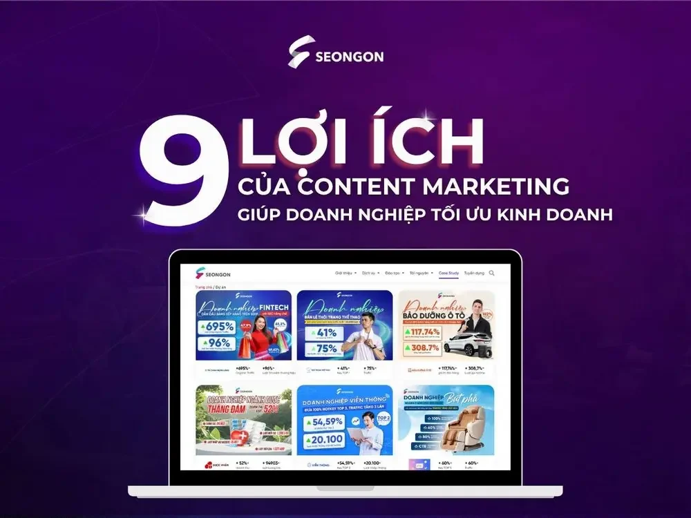 Lợi ích content marketing mang đến cho doanh nghiệp