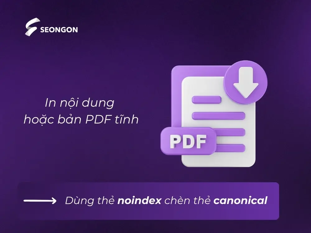 Một số website cung cấp phiên bản in ấn hoặc tệp PDF của nội dung HTML, dẫn đến việc cùng một nội dung có nhiều phiên bản