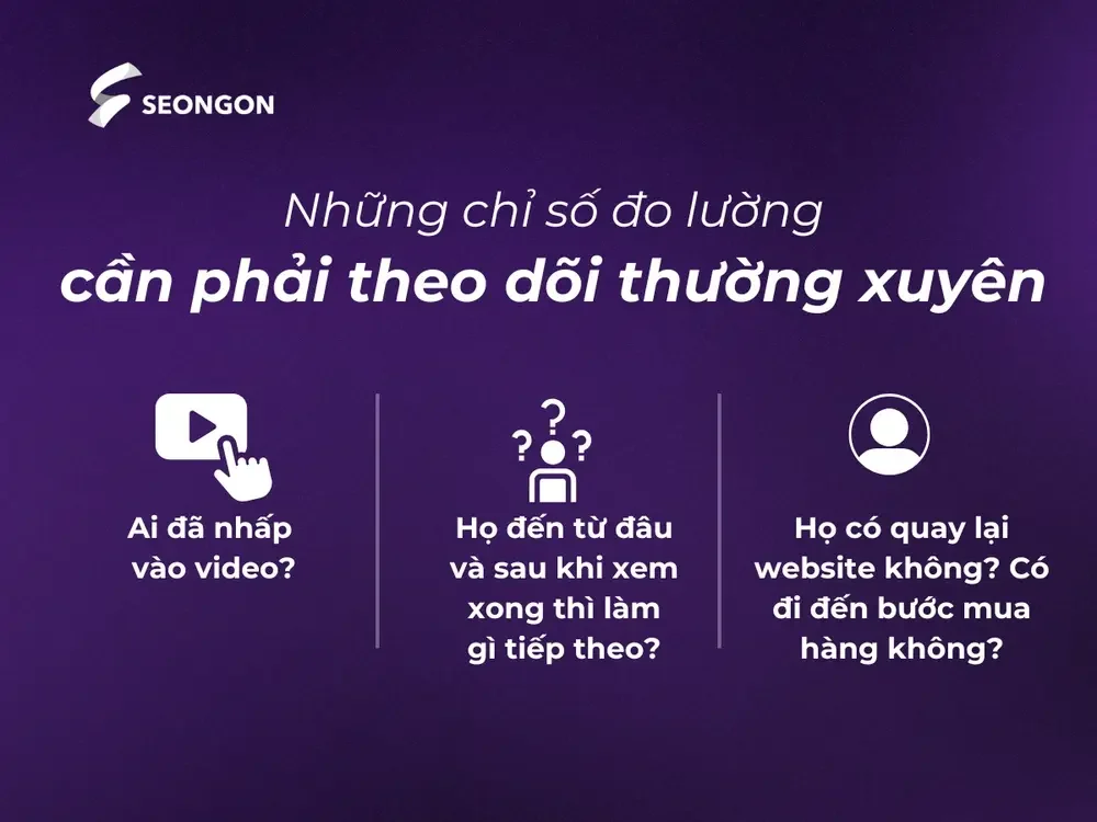Những chỉ số đo lường cần phải theo dõi thường xuyên