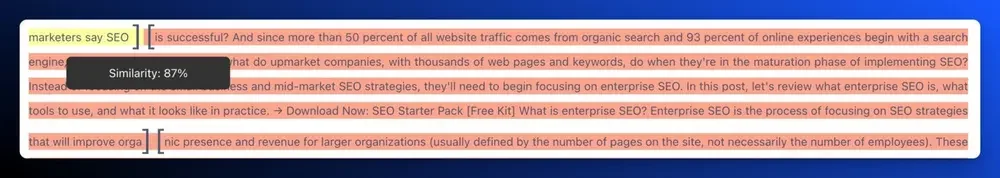 Phân tích các đoạn nội dung được AI trích dẫn của HubSpot