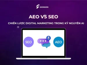 So sánh AEO với SEO