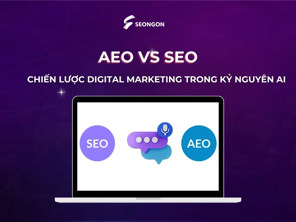 So sánh AEO với SEO