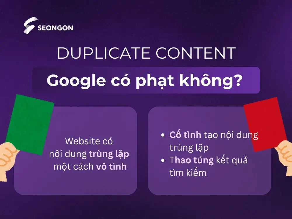 Việc có nội dung trùng lặp vẫn gây ảnh hưởng tiêu cực đến hiệu quả SEO của bạn vì một số lý do quan trọng