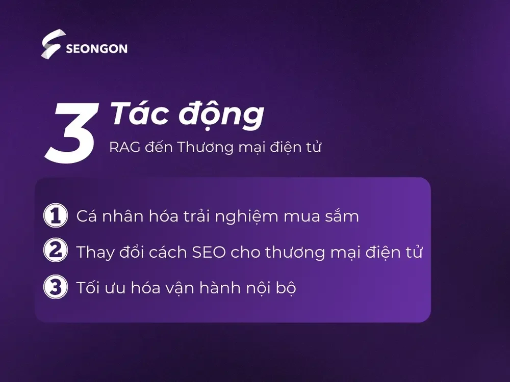 Ảnh hưởng của RAG đến thương mại điện tử