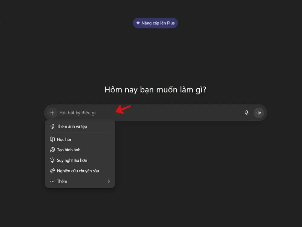 Bạn có thể hỏi ChatGPT bằng văn bản, tệp, ảnh