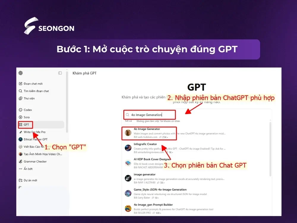 Chọn phiên bản Chat GPT phù hợp