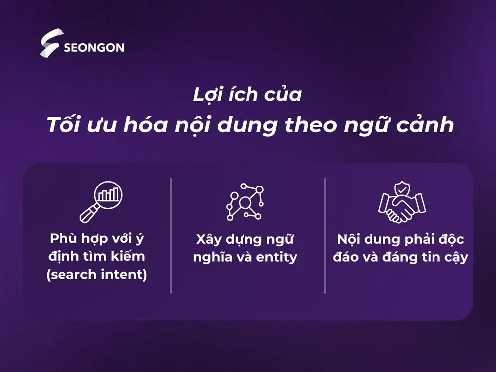 Lợi ích của tối ưu hóa nội dung theo ngữ cảnh