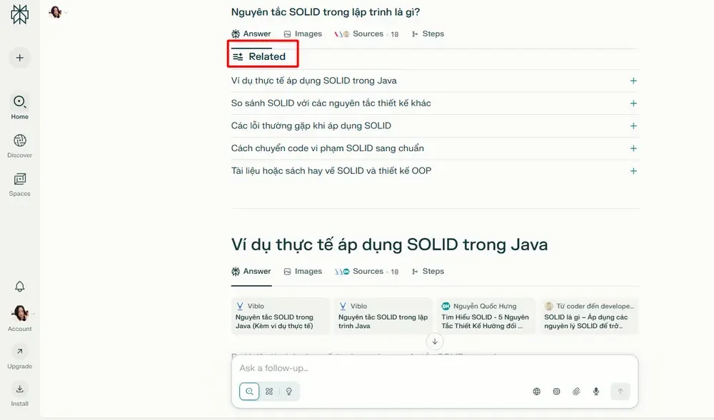Mở rộng câu hỏi với phần 