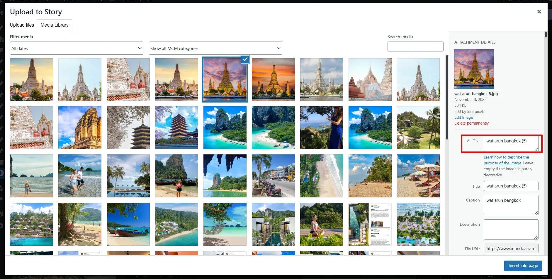 Đặt thẻ alt cho ảnh