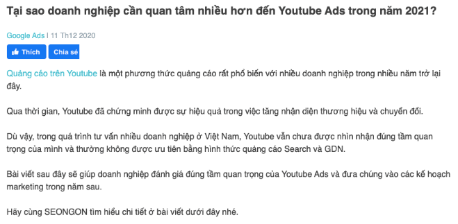 Dịch vụ SEO