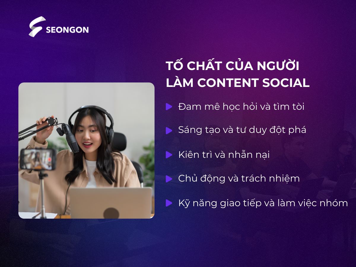5 tố chất của người làm content social