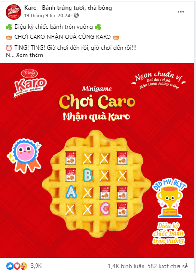 Mini game trên facebook