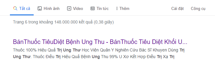 tiêu đề phóng đại