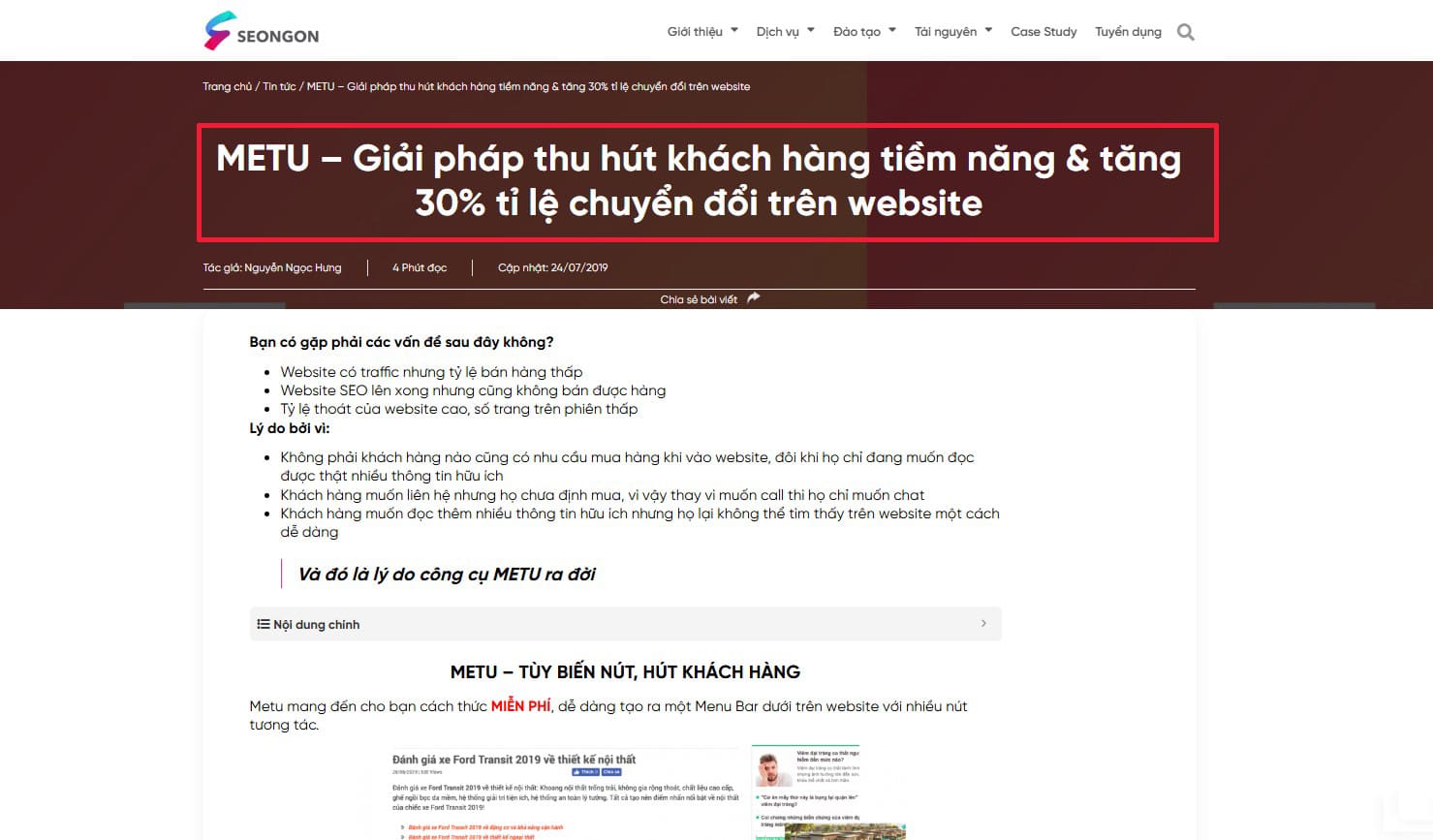 Bài viết cung cấp giải pháp giúp người dùng giải quyết vấn đề nhanh chóng