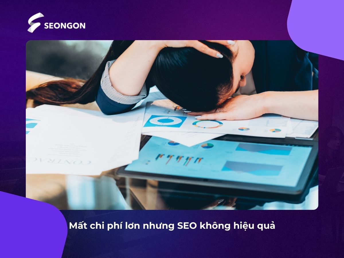 Bạn mất chi phí lớn nhưng SEO vẫn không hiệu quả