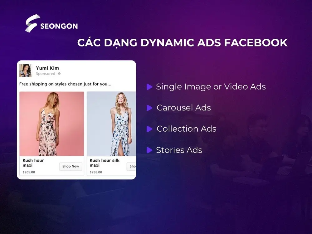 Các dạng Dynamic Ads Facebook
