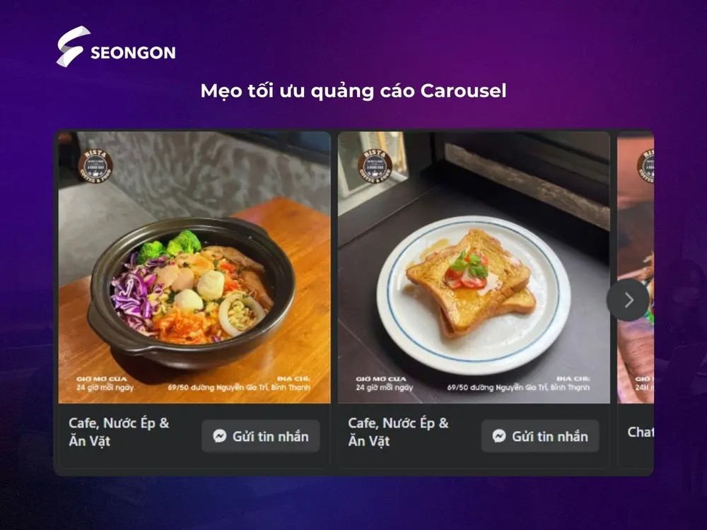Chọn hình ảnh rõ nét và đồng nhất về concept