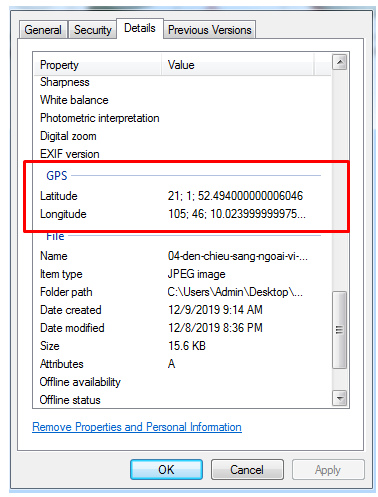 seo hình ảnh bằng công cụ Geotag ảnh