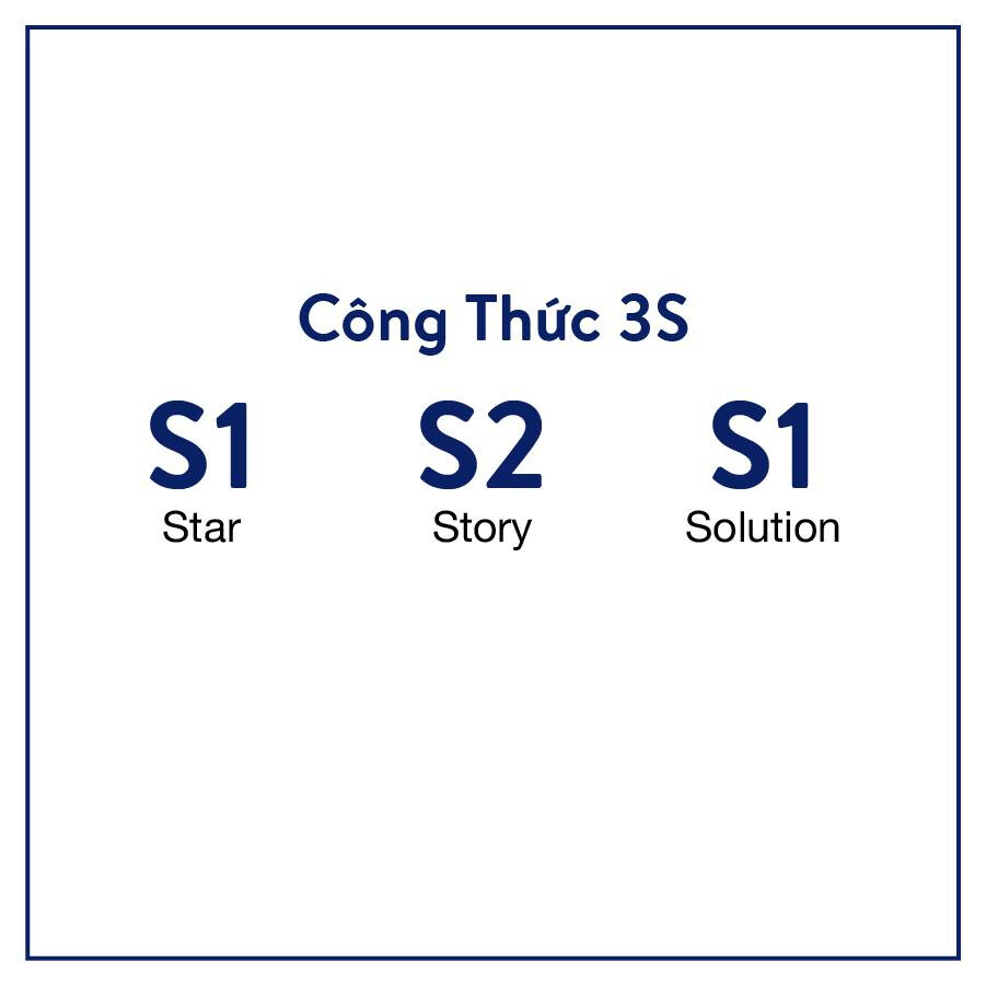 Công thức viết nội dung 3S là phương pháp storytelling (kể chuyện)