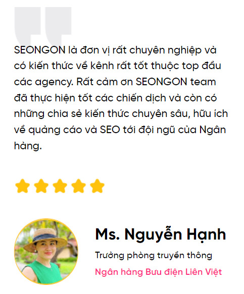 Feedback tích cực từ khách hàng