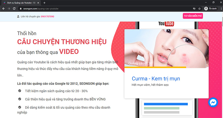 Dịch vụ quảng cáo YouTube SEONGON