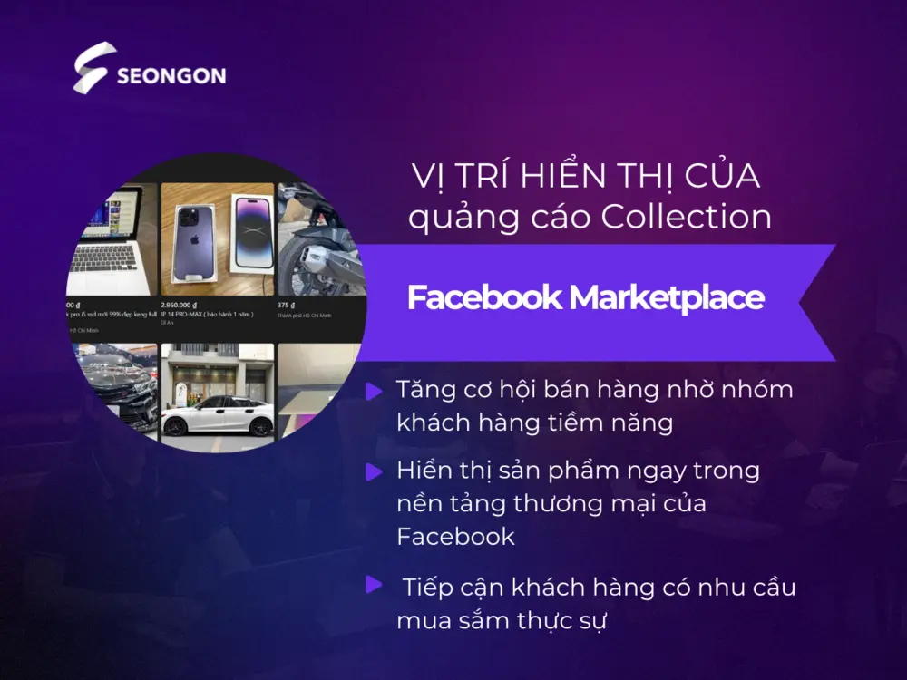 Facebook Marketplace là nơi người dùng tìm kiếm và mua bán sản phẩm trực tiếp