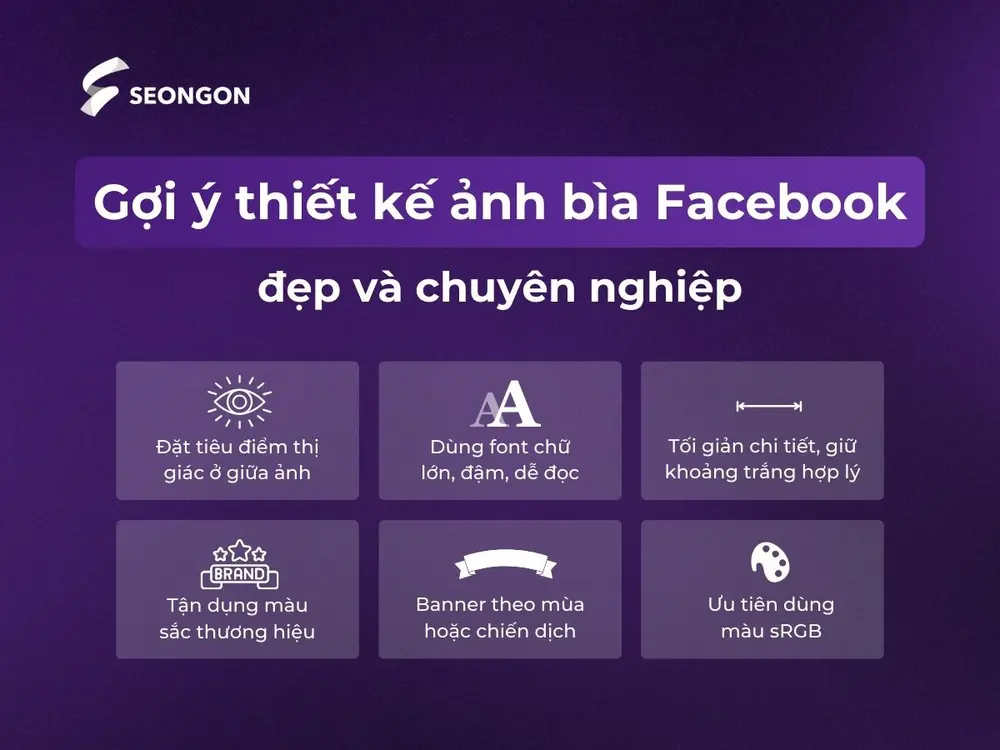Gợi ý thiết kế ảnh bìa Facebook đẹp, chuyên nghiệp