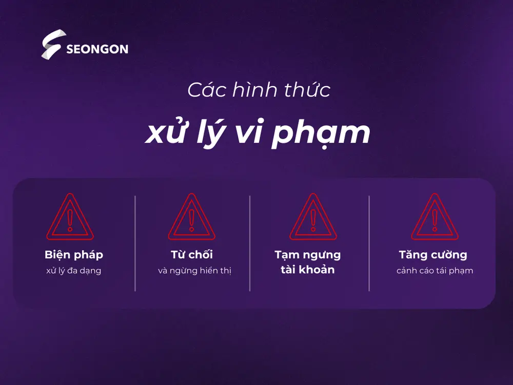 Google sẽ xử lý quảng cáo vi phạm khi phát hiện vấn đề