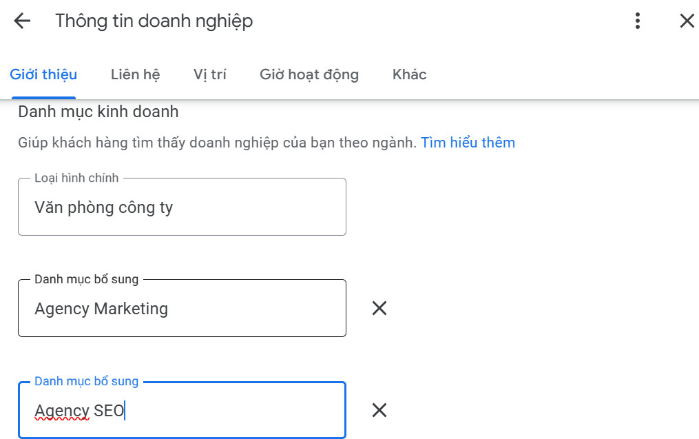 Hồ sơ doanh nghiệp cần được hoàn thiện nếu bạn muốn SEO Google Maps Ranking