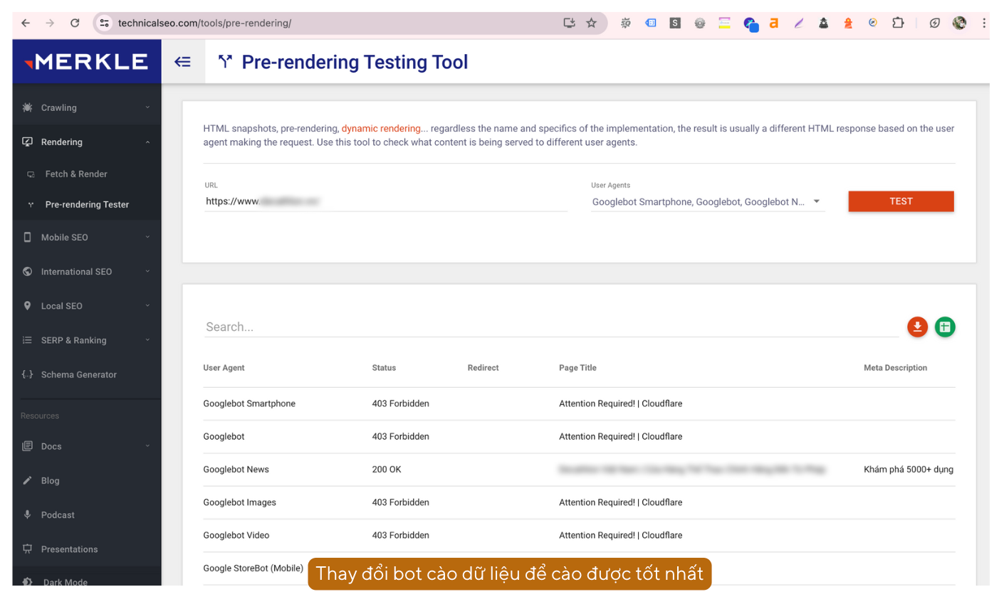Tuỳ chỉnh bot cào dữ liệu: Spider > User-Agent” width=”1410″ height=”856″ />  <img loading=