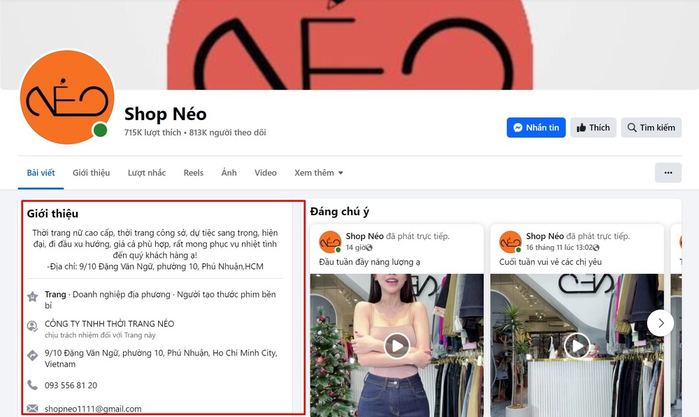 Quảng cáo gmail