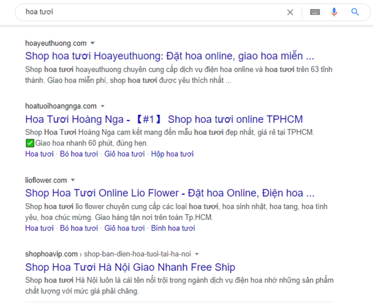 Nội dung đáp ứng insight người dùng