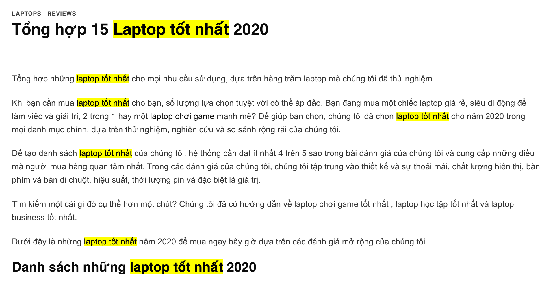 Kỹ thuật SEO Black Hat Spamdexing