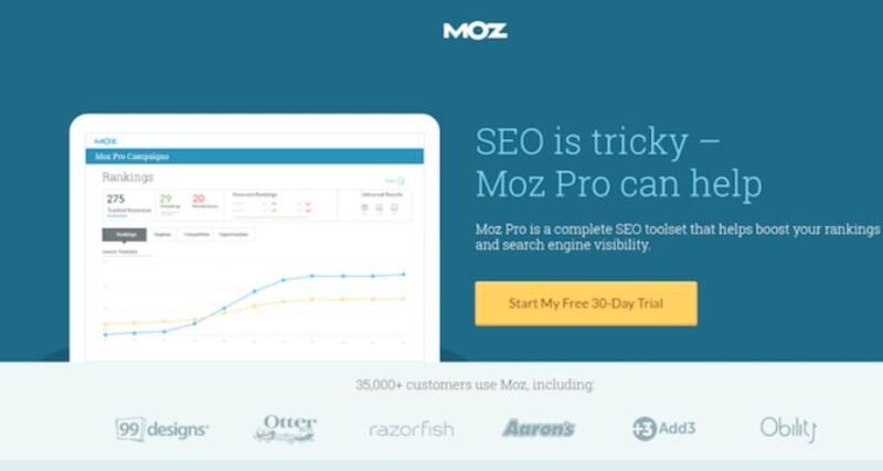 Landing page điều hướng