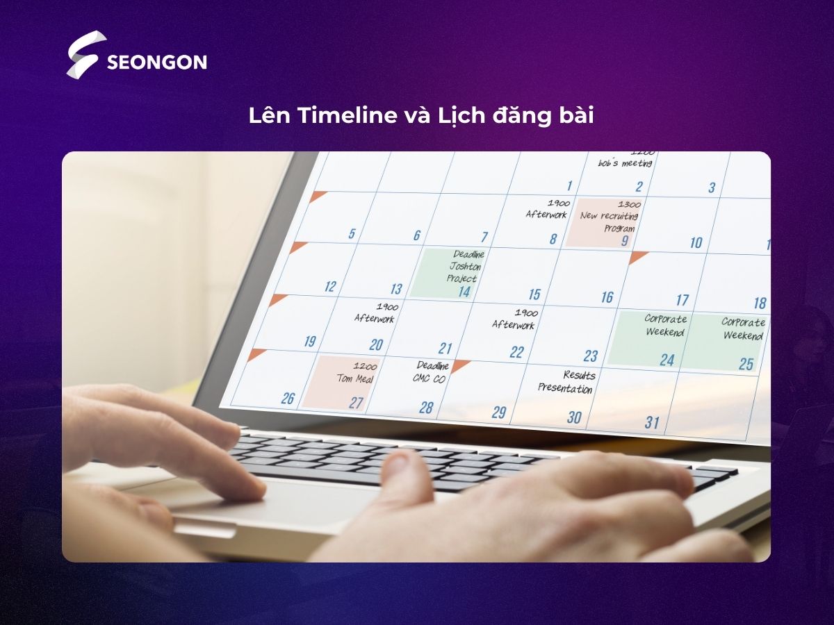 Lên lịch đăng bài chi tiết