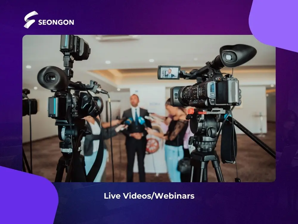 Live Videos/Webinars giúp thúc đẩy sự tương tác của khách hàng với doanh nghiệp