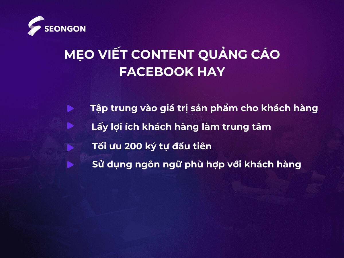 Mẹo viết Content quảng cáo Facebook hiệu quả, gây ấn tượng với khách hàng