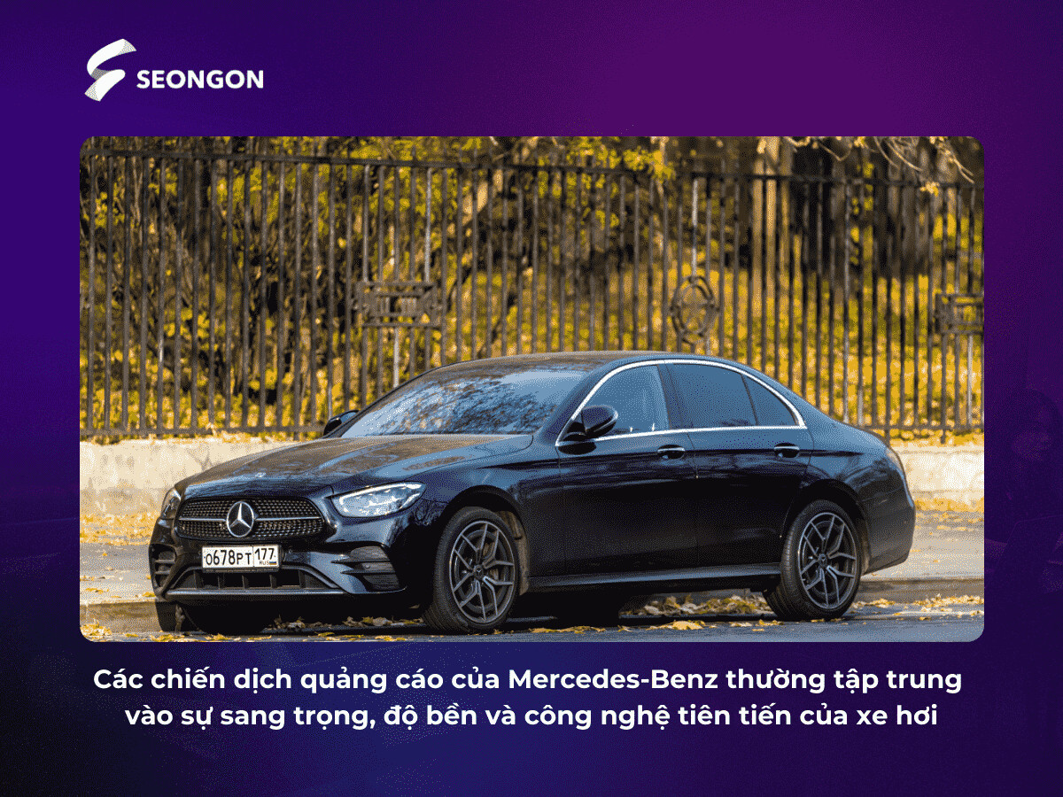 Mercedes-Benz luôn gắn liền với hình ảnh thương hiệu cao cấp, sang trọng